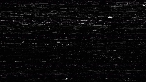 Digital Noise Interference. Looped Overlay in 4k Video stock 172418069