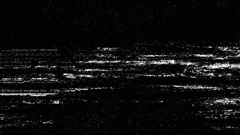 Digital Noise Interference. Looped Overlay in 4k Video stock 172757217