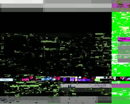 Digital Noise Montage Stock Footage 10864338