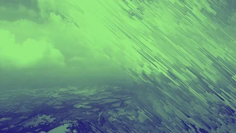 Digital noise on natural landscape Stock Footage 219414506
