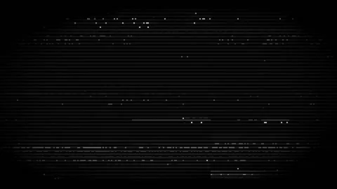 Digital Noise Screen Glitch Flickering Scrtach Vignette Abstract Background Video stock 111956623