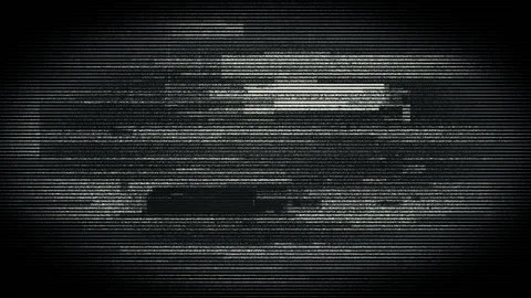 Digital Noise Screen Glitch Flickering Scrtach Vignette Abstract Background 스톡 동영상 111957500