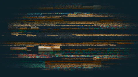Digital Noise Screen Glitch Flickering Scrtach Vignette Abstract Background Stock Footage 112932871