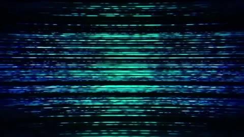 Digital Noise Static Blue Lines Stock Footage 339288883