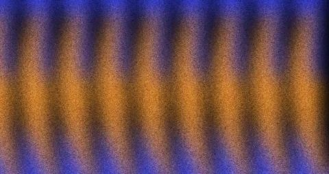 Digital noise static texture transitioning blue orange Stock Illustration