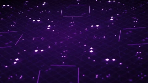 Digital noise tech background animation futuristic cyberspace technology pattern Stock Footage 296260331