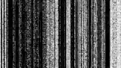 Digital noise vertical like the old TV Stock Footage 69078538