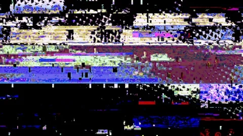 Digital Noise Video Damage Stock Footage 87420805