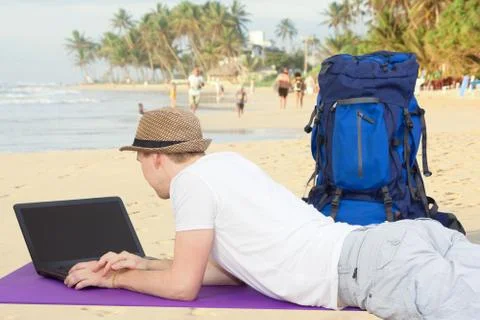 Digital nomad Stock Photos