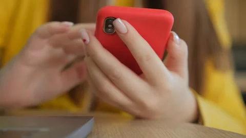 Digital Nomad Vibes: Cafe Chronicles of a Social Media Maven. A young freelance Stock Footage 255224072