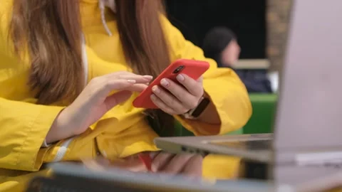 Digital Nomad Vibes: Cafe Chronicles of a Social Media Maven. A young freelance Видео 255224243