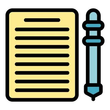 Digital notepad and stylus pen for note taking and creative work Illustrazione stock