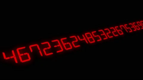 Number Line Math Stock Footage ~ Royalty Free Stock Videos | Pond5