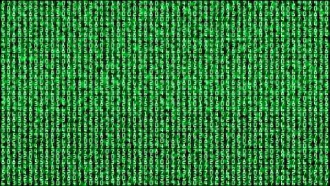 Digital number abstract background Stock Illustration