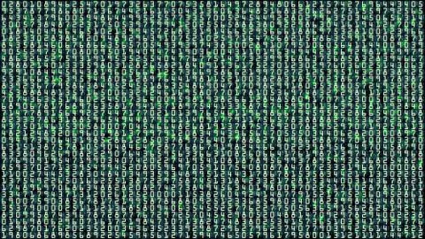 Digital number abstract background Stock Illustration