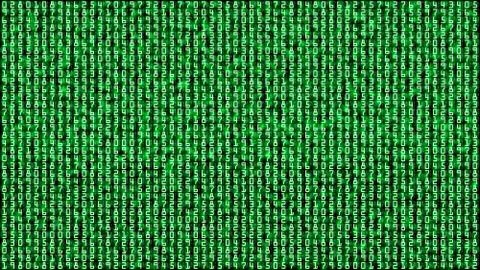 Digital number abstract background Stock Illustration