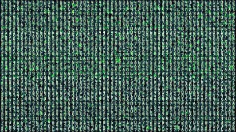 Digital number abstract background Stock Illustration