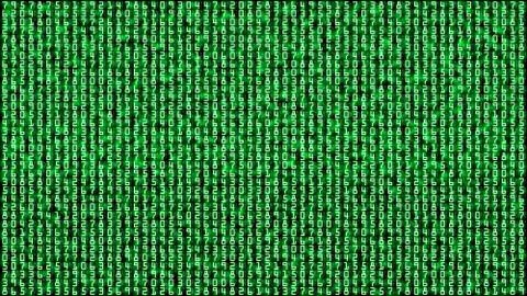 Digital number abstract background Stock Illustration