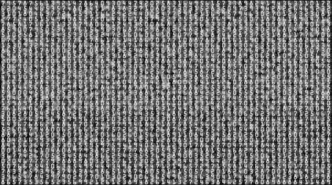 Digital number abstract background Stock Illustration