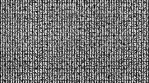 Digital number abstract background Stock Illustration