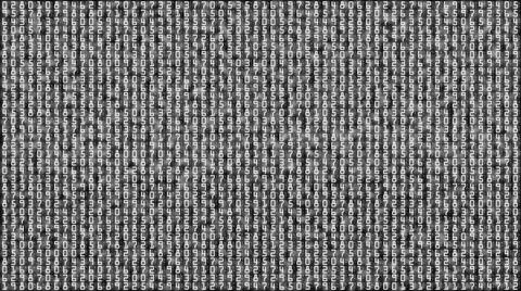 Digital number abstract background Stock Illustration