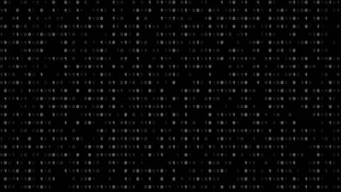 Digital number background. Wiggle number and white digits moving on screen Stock Footage 146581734