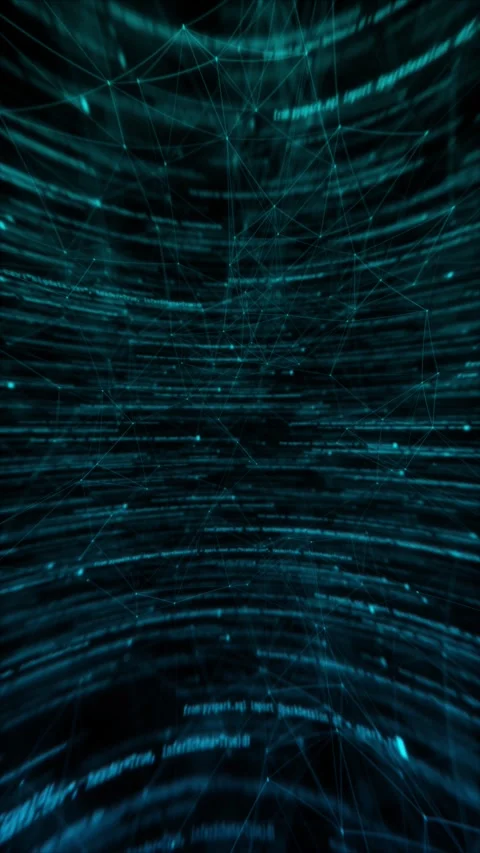 Digital number investment technology program code Big data global cloud Stock Footage 313987994