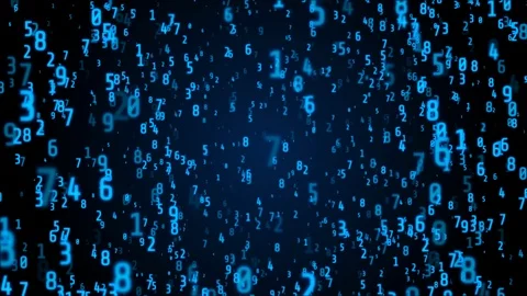 Digital Number Technology 4K Motion Developer Program Code Motion Background. Stock Footage 122662576