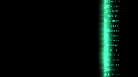 Digital numbers in animation 스톡 동영상 34219452