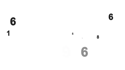 Digital numbers motion graphics with pla... | Stock Video | Pond5