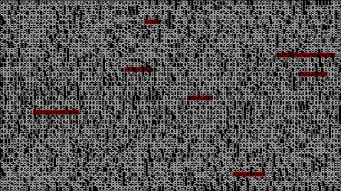 Digital numbers random numbers Stock Footage 166501588