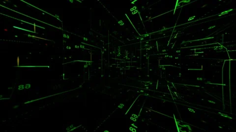 Digital numeric countdown wall 7 Vídeos de archivo 10788158