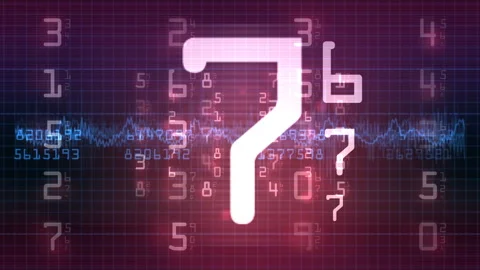 Digital Numeric Data Soundwave Grid, Technology Concept Background Video stock 332224096
