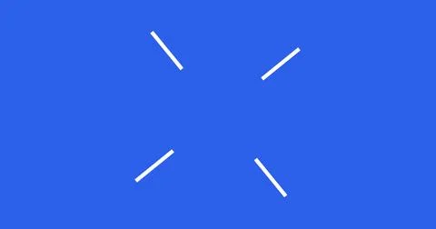 Digital Old school rifle scope target animation lines. Arrow hitting bullse.. Stock Illustration