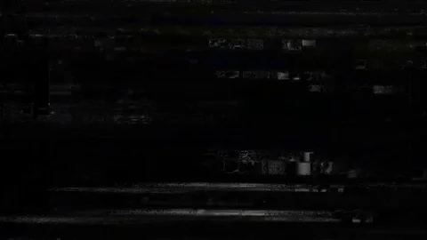 Digital Old Tv Screen Glitch Interference Animation Charts Stock Footage 107184429
