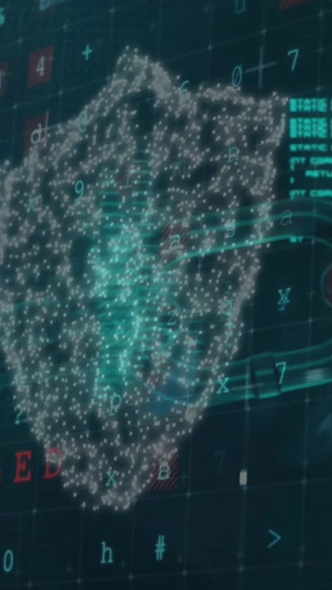 Digital online security Stock Footage 342801834