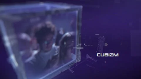 Digital Opener Cubizm for After Effects Stock After Effects