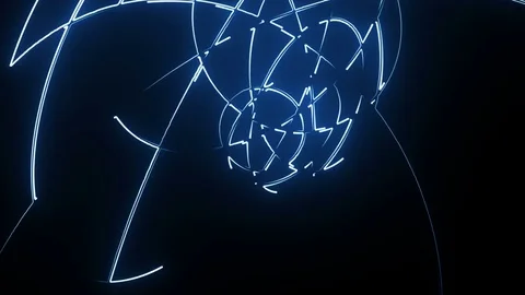 Digital Optical Line Stock Footage 73008608