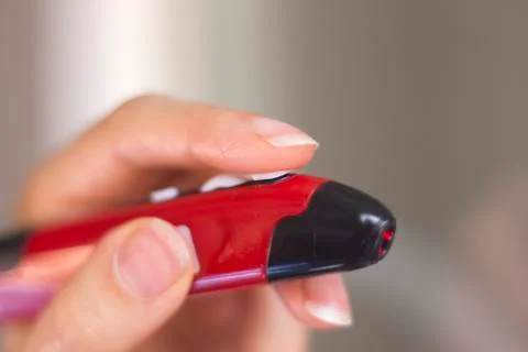 Digital optical mouse pen Stock Photos