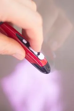 Digital optical mouse pen Stock Photos