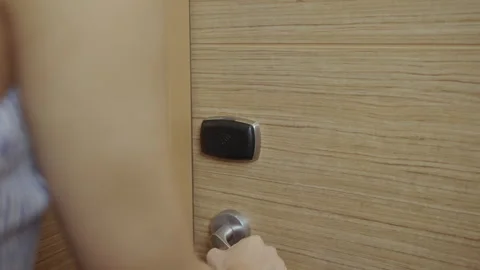 Digital or keyless to authenticate. Wireless technology. Video stock 241070329