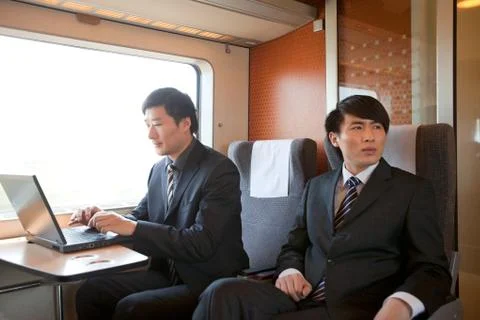 Digital Oriental figures The Blue Man of the Year Journey Contact The car Train Stock Photos