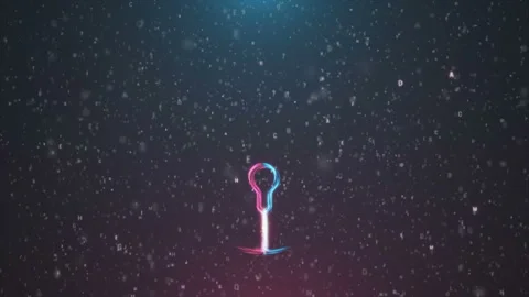 Digital padlock Protect 動画素材 100182530