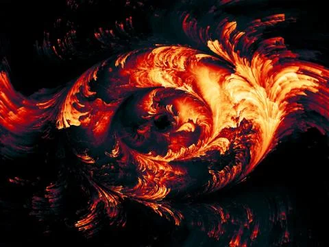 Digital Paint Vortex Stock Illustration