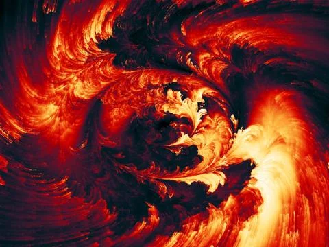 Digital Paint Vortex Stock Illustration