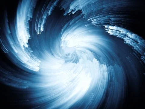 Digital Paint Vortex Stock Illustration