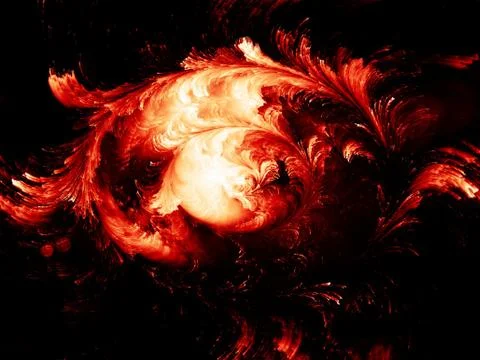 Digital Paint Vortex Stock Illustration