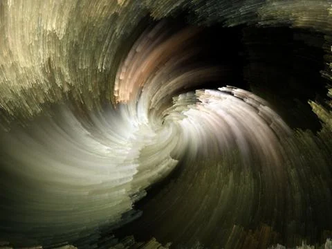 Digital Paint Vortex Stock Illustration