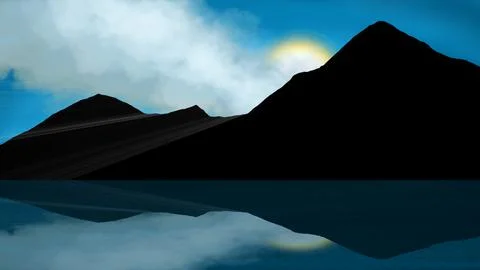 Digital Painting Stock Illustration
