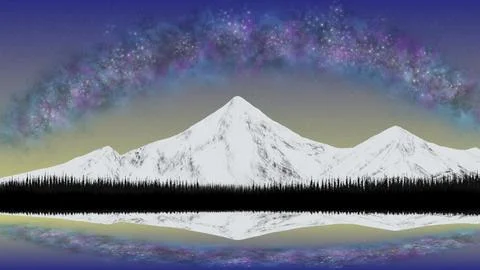 Digital Painting Stock Illustration